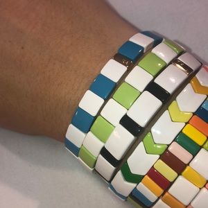 Blue & White Roxanne Assoulin Bracelet